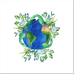 Mother earth day Posters and Art